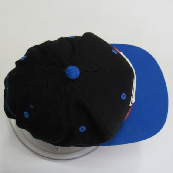 Mitchell & Ness NBA OKC Oklahoma City Thunder Black/Blue Snapback Hat/Cap - Picture 6 of 11